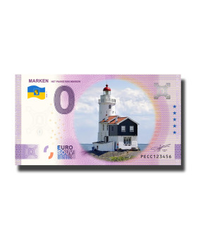 0 Euro Souvenir Banknote Marken Colour Netherlands PECC 2023-4