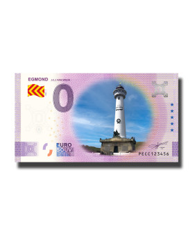 0 Euro Souvenir Banknote Egmond Colour Netherlands PECC 2023-5