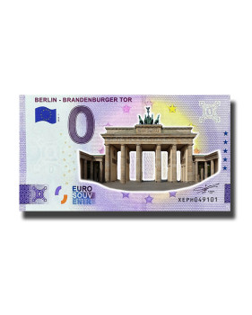 0 Euro Souvenir Banknote Berlin - Brandenburger Tor Colour Germany XEPH 2023-1