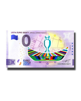 0 Euro Souvenir Banknote UEFA EURO 2024 Colour Germany XEKM 2023-5