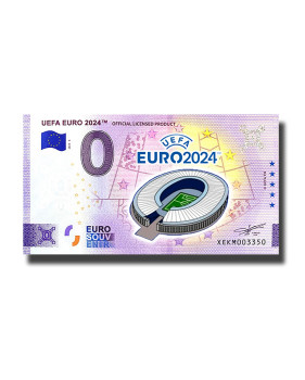 0 Euro Souvenir Banknote UEFA EURO 2024 Colour Germany XEKM 2023-6