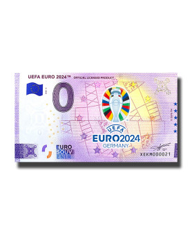 0 Euro Souvenir Banknote UEFA EURO 2024 Colour Germany XEKM 2023-8