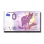 0 Euro Souvenir Banknote O Lobo-Iberico Portugal MEAE 2018-1