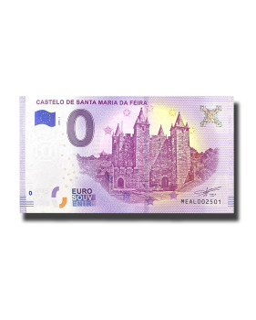 0 Euro Souvenir Banknote Castelo De Santa Maria Da Feira Portugal MEAL 2018-1