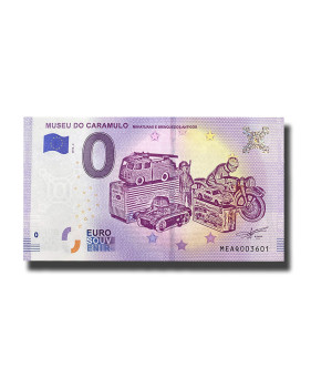 0 Euro Souvenir Banknote Museu Do Caramulo Portugal MEAQ 2018-2