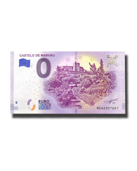 0 Euro Souvenir Banknote Castelo De Marvao Portugal MEAZ 2018-1