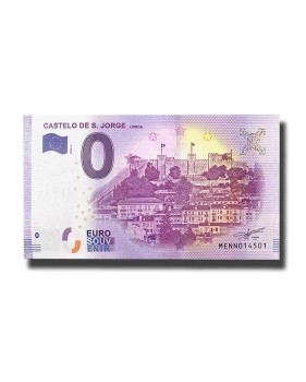 0 Euro Souvenir Banknote Castelo De S. Jorge Lisboa Portugal MENN 2018-1