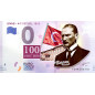 0 Euro Souvenir Banknote Colour Turkey Ataturk Set of 6