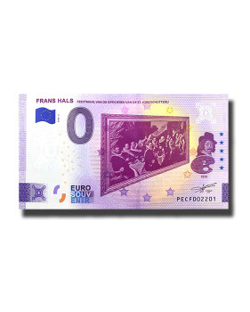 0 Euro Souvenir Banknote Frans Hals Feestmaal Van De Officieren Van De St. Jorisschutterij Netherlands PECF 2024-2