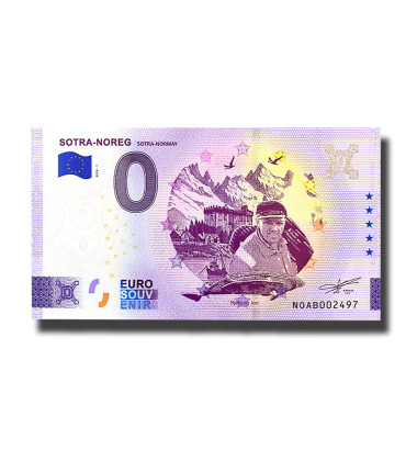 0 Euro Souvenir Banknote Sotra-Noreg Norway NOAB 2024-1