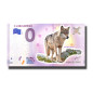 0 Euro Souvenir Banknote O Lobo-Iberico Colour Portugal MEAE 2018-1