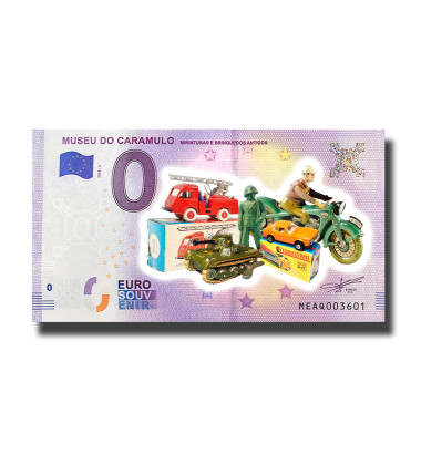 0 Euro Souvenir Banknote Museu Do Caramulo Colour Portugal MEAQ 2018-2