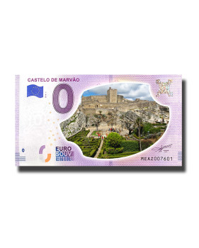 0 Euro Souvenir Banknote Castelo De Marvao Colour Portugal MEAZ 2018-1