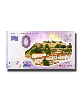 0 Euro Souvenir Banknote Castelo De S. Jorge Lisboa Colour Portugal MENN 2018-1