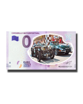 0 Euro Souvenir Banknote Caramulo Motorfestival Colour Portugal MEAQ 2019-3