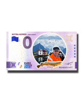 0 Euro Souvenir Banknote Sotra-Noreg Colour Norway NOAB 2024-1