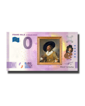 0 Euro Souvenir Banknote Frans Hals Colour Netherlands PECF 2024-1