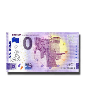 0 Euro Souvenir Banknote Brescia Colour Italy SEDV 2022-1