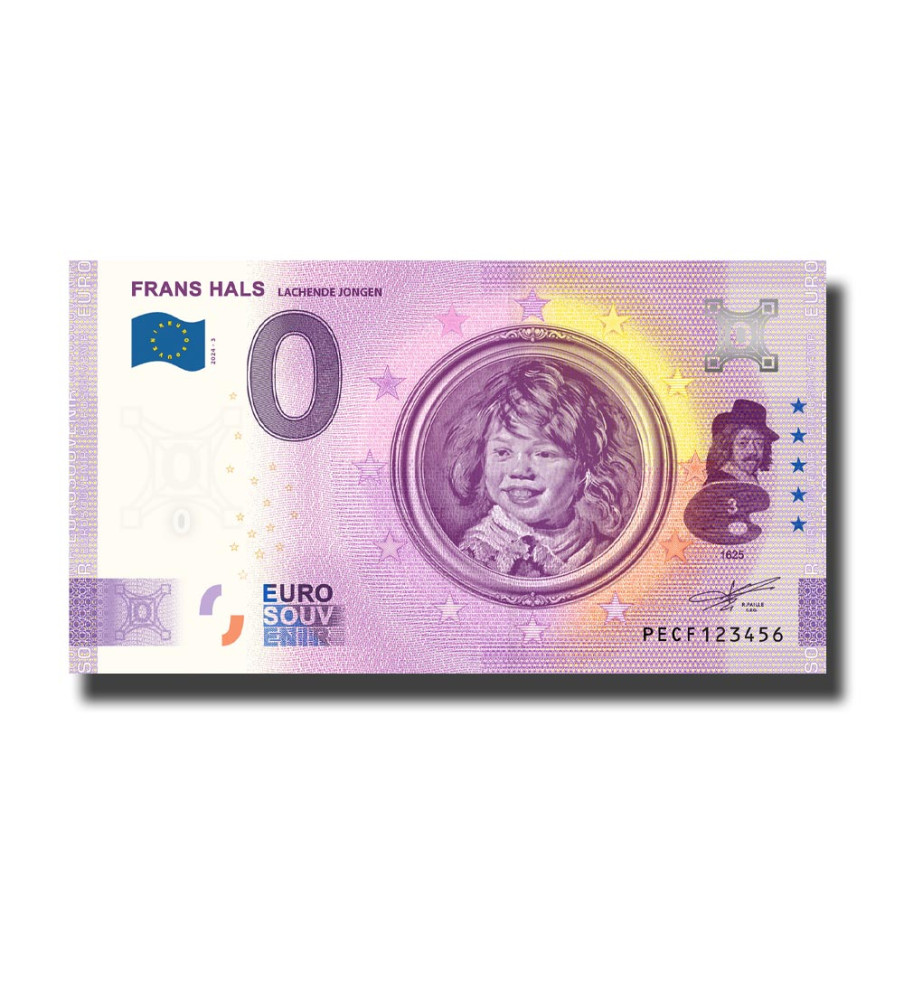 0 Euro Souvenir Banknote Frans Hals Netherlands PECF 2024-3