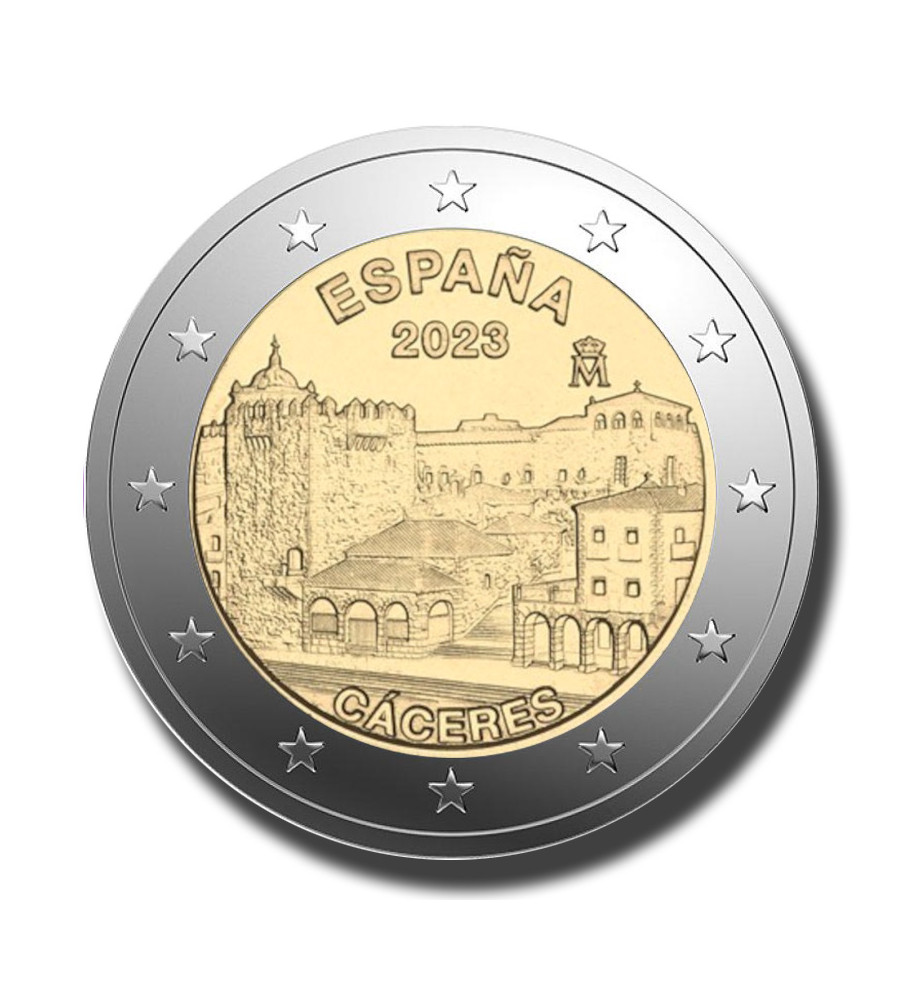 2023 Spain Caceres 2 Euro Coin