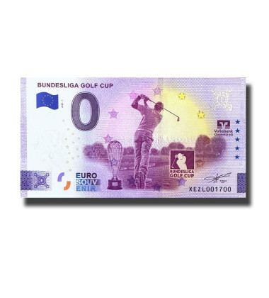 0 Euro Souvenir Banknote Bundesliga Golf Cup Germany XEZL 2024-1