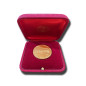 1975 Malta Philatelic Exhibition Medal in Box Gold Gilt