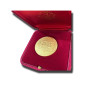 1975 Malta Philatelic Exhibition Medal in Box Gold Gilt