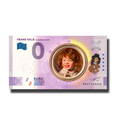 0 Euro Souvenir Banknote Frans Hals Colour Netherlands PECF 2024-3