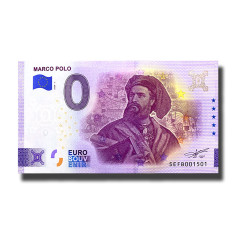 0 Euro Souvenir Banknote Marco Polo Italy SEFB 2024-1