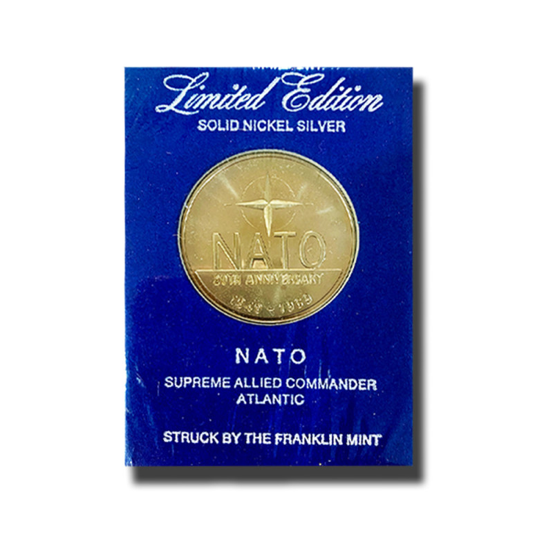 1949-1969 Nato Supreme Allied Commander Atlantic 20th Anniversary Medal