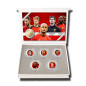 2 Euro Coloured Coin Set of 5 in Presentation Box - Football Belgian Red Devils 2 Euro Coloured Coin Set of 5 in Presentation Box - Football Belgian Red Devils