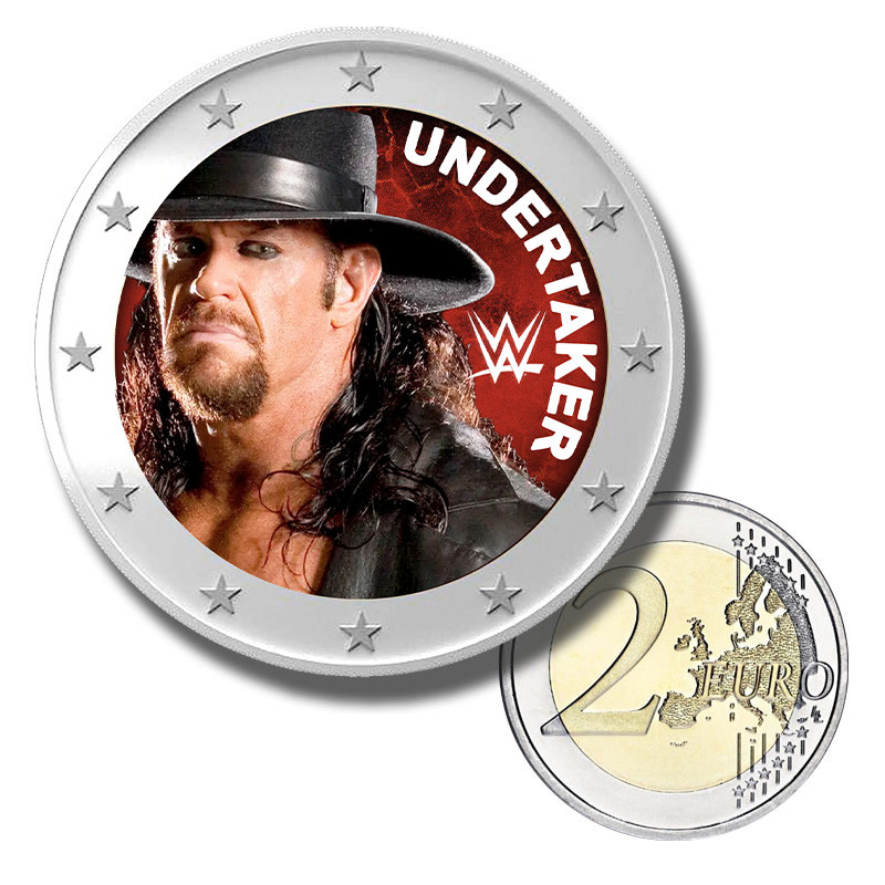 2 Euro Coloured Coin Undertaker