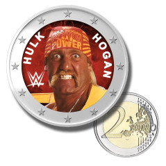 2 Euro Colour Coin Hulk Hogan