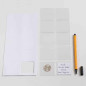 Coins pockets, for 2 Coins 52 x 103 mm inc white cards for labeling