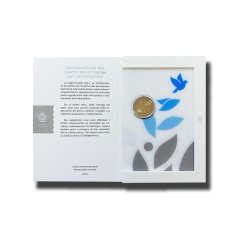 2024 San Marino Declaration of Citizens Rights 2 Euro Coin card