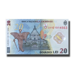 Romania 20 Lei Polymer Banknote Uncirculated