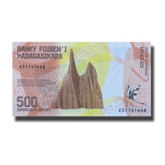 Madagascar 500 Ariary Zato Banknote Uncirculated