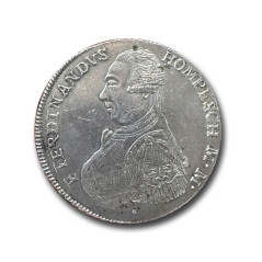 1798 Hompesch 30 tari Silver Coin Knight of Malta Coin EF