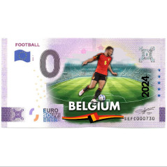 0 Euro Souvenir Banknote UEFA Cup Belgium Football Colour Italy SEFC 2024-1