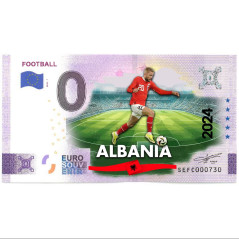 0 Euro Souvenir Banknote UEFA Cup Albania Football Colour Italy SEFC 2024-1