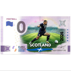 0 Euro Souvenir Banknote UEFA Cup Scotland Football Colour Italy SEFC 2024-1