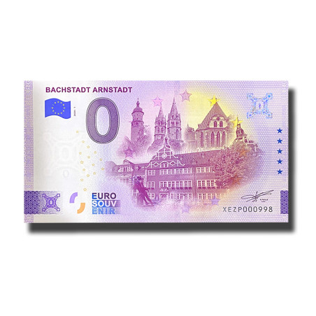 0 Euro Souvenir Banknote Bachstadt Arnstadt Germany XEZP 2024-1
