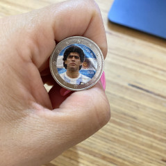2 Euro Coloured Coin Single box Football Star - Diego Maradona 1960 - 2020