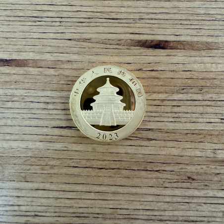 2023 China Panda 30gr Fine Gold 999.9 Gold Proof Coin