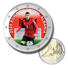 2 Euro Coloured Coin EURO 2024 Albania