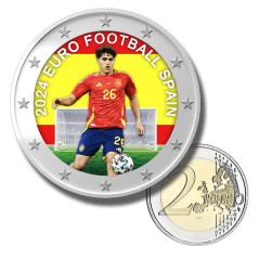 2 Euro Coloured Coin EURO 2024 Spain