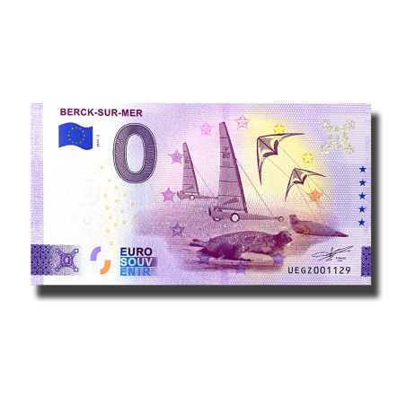 0 Euro Souvenir Banknote Berck-Sur-Mer France UEGZ 2024-5