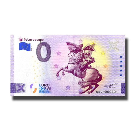 0 Euro Souvenir Banknote Futuroscope France UECP 2024-10