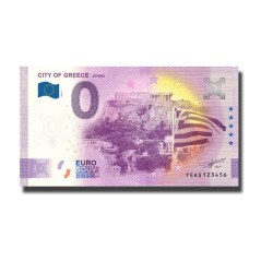 0 Euro Souvenir Banknote City of Greece Greece YEAS 2024-1