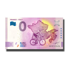 0 Euro Souvenir Banknote France-Italy Italy SEFE 2024-1